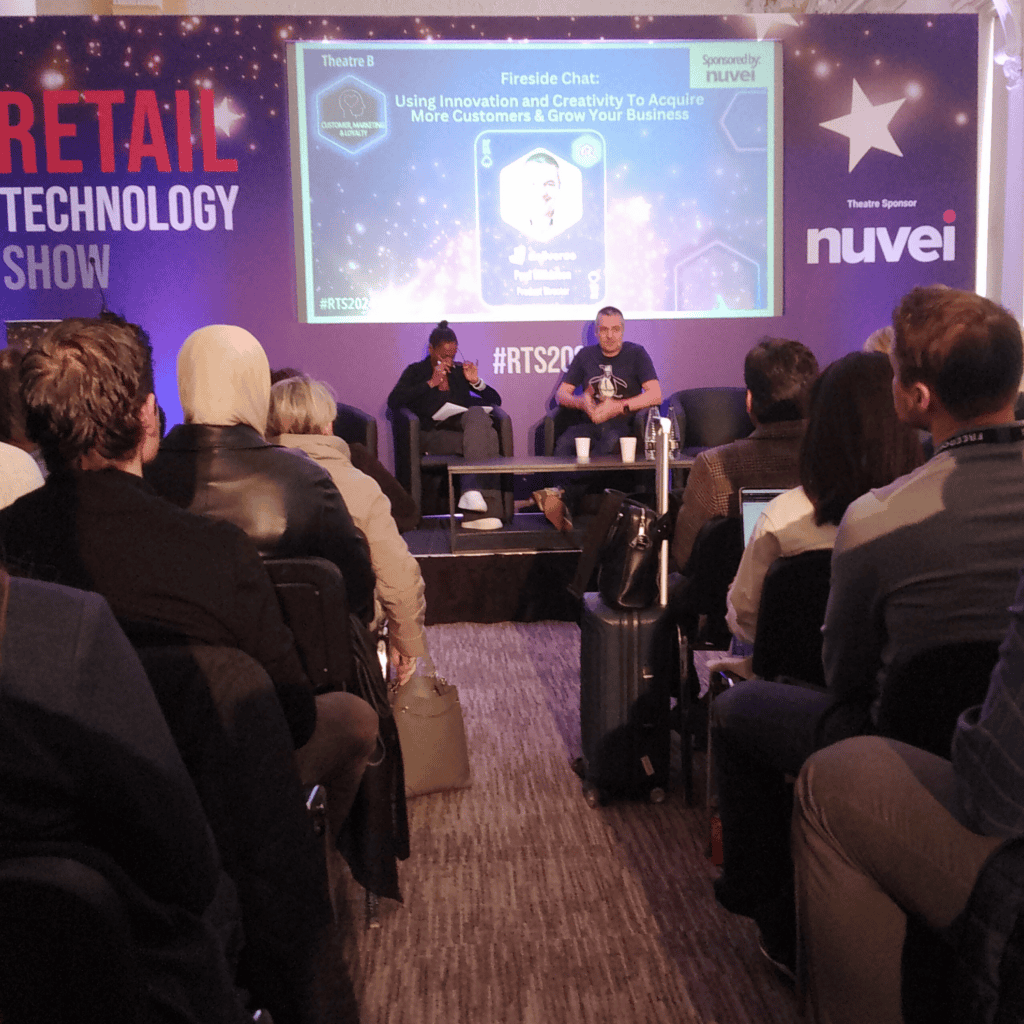 A talk taking place at retail tech show 2024, London 
