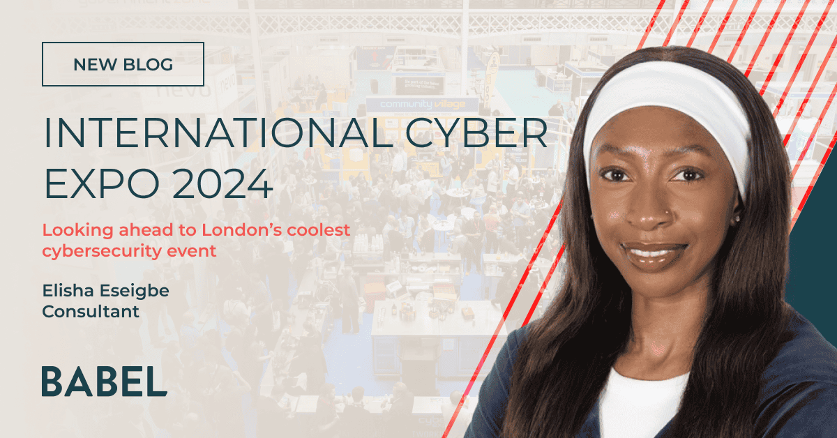 Blog header for International Cyber Expo 2024 preview