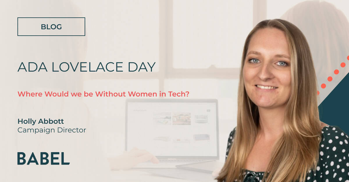 Ada Lovelace day women in tech blog