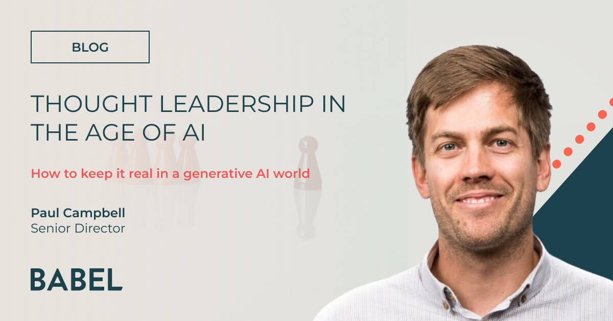 Gen AI and Thought Leadership